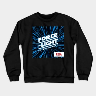 Force of Light Entertainment Logo 3 Red 5 Crewneck Sweatshirt